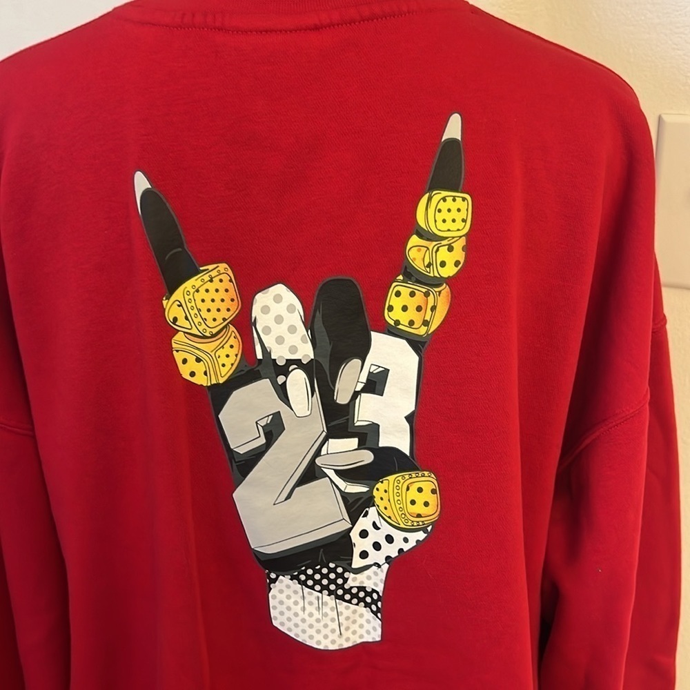 Nike AIR JORDAN#23 Six Time Champions Sweatshirt, Sz Large
